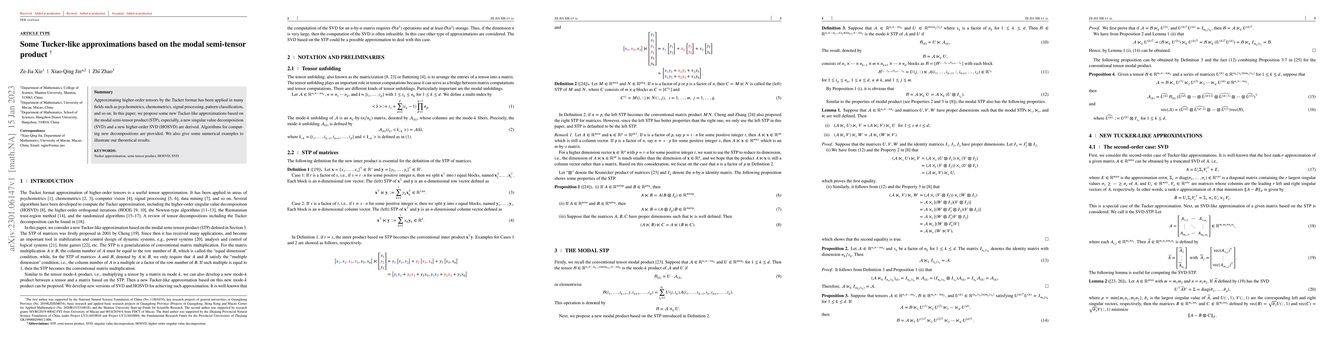 Thumbnail for Some Tucker-like approximations based on the modal semi-tensor product