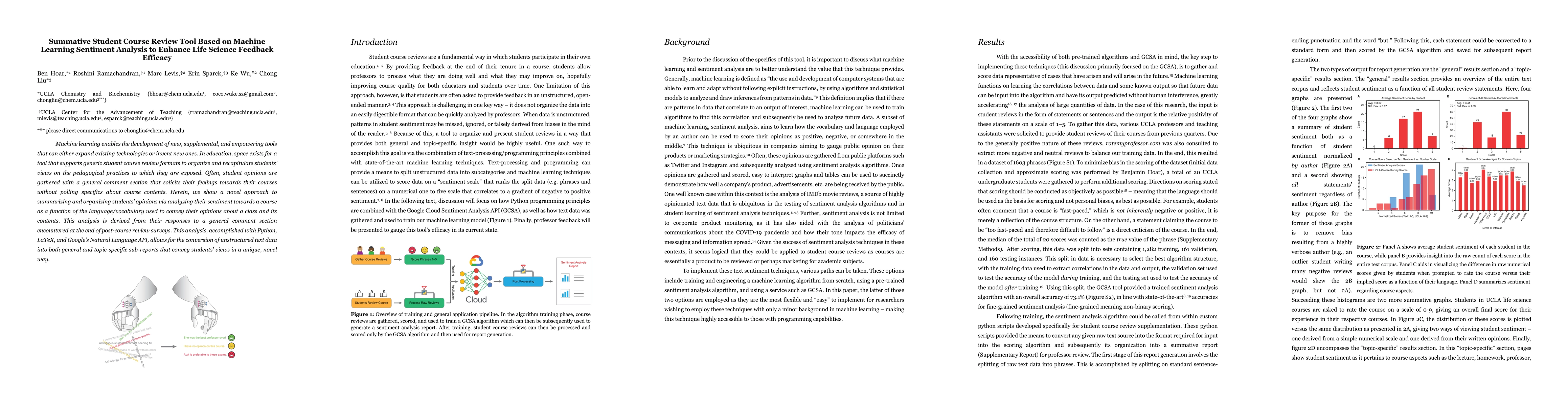 Thumbnail for Summative Student Course Review Tool Based on Machine Learning Sentiment
  Analysis to Enhance Life Science Feedback Efficacy