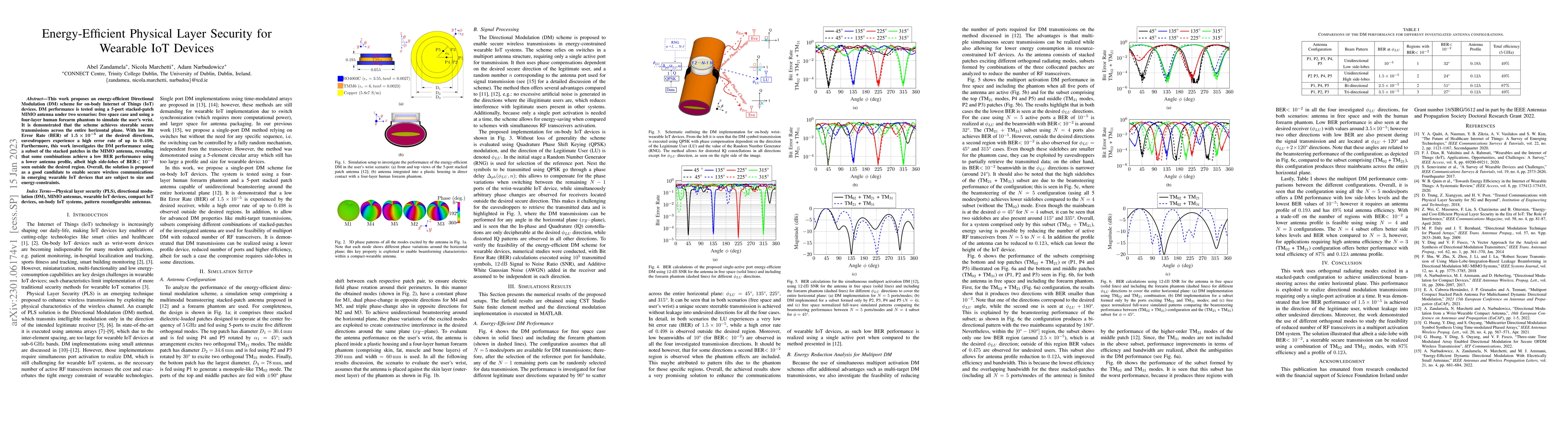 Thumbnail for Energy-Efficient Physical Layer Security for Wearable IoT Devices