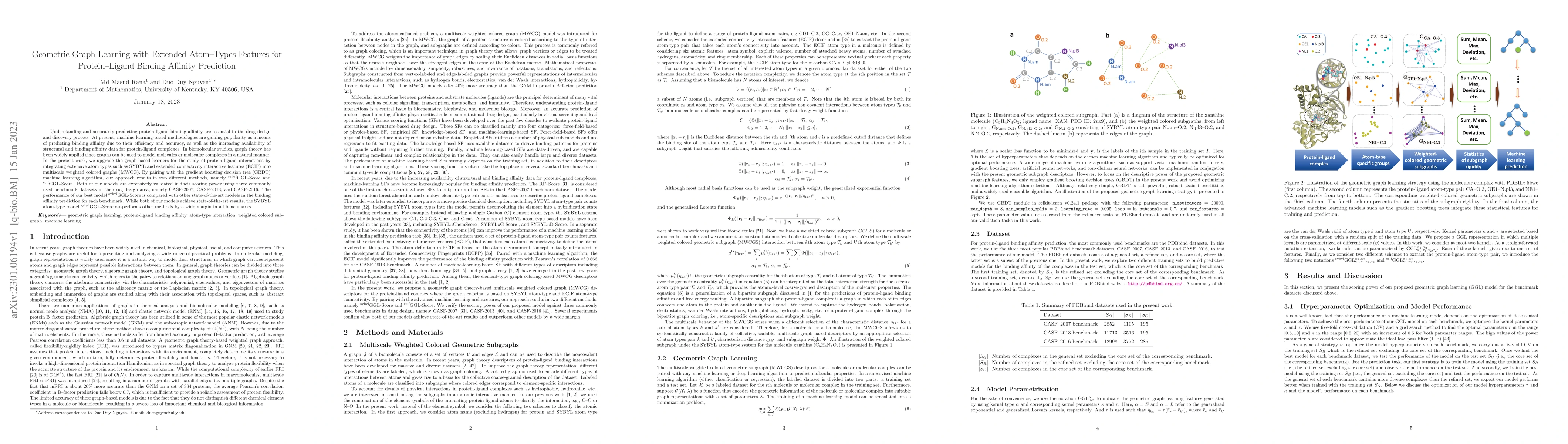 Thumbnail for Geometric Graph Learning with Extended Atom-Types Features for
  Protein-Ligand Binding Affinity Prediction