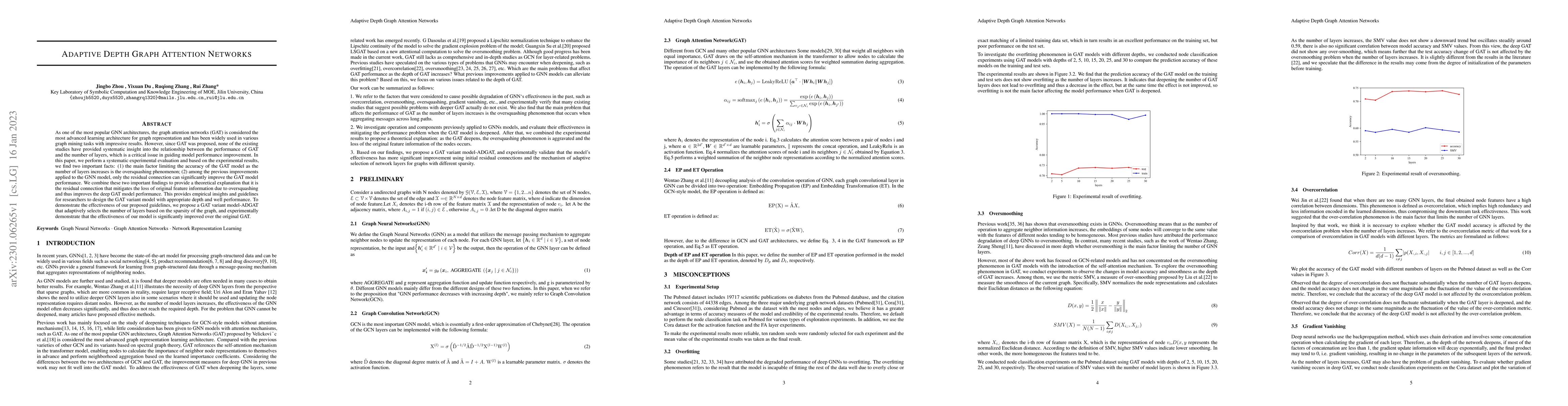 Thumbnail for Adaptive Depth Graph Attention Networks