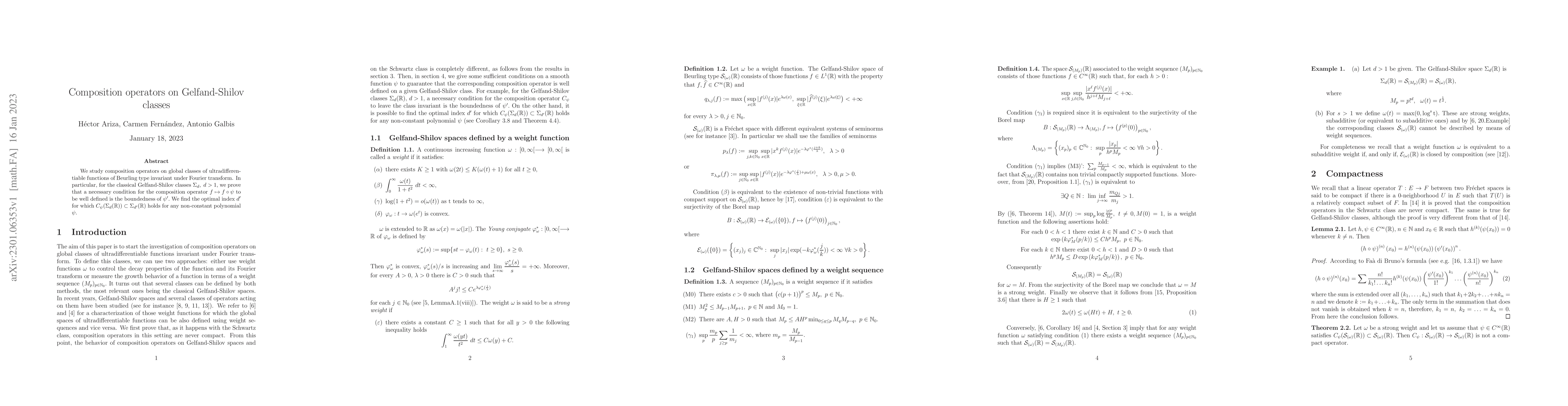 Thumbnail for Composition operators on Gelfand-Shilov classes