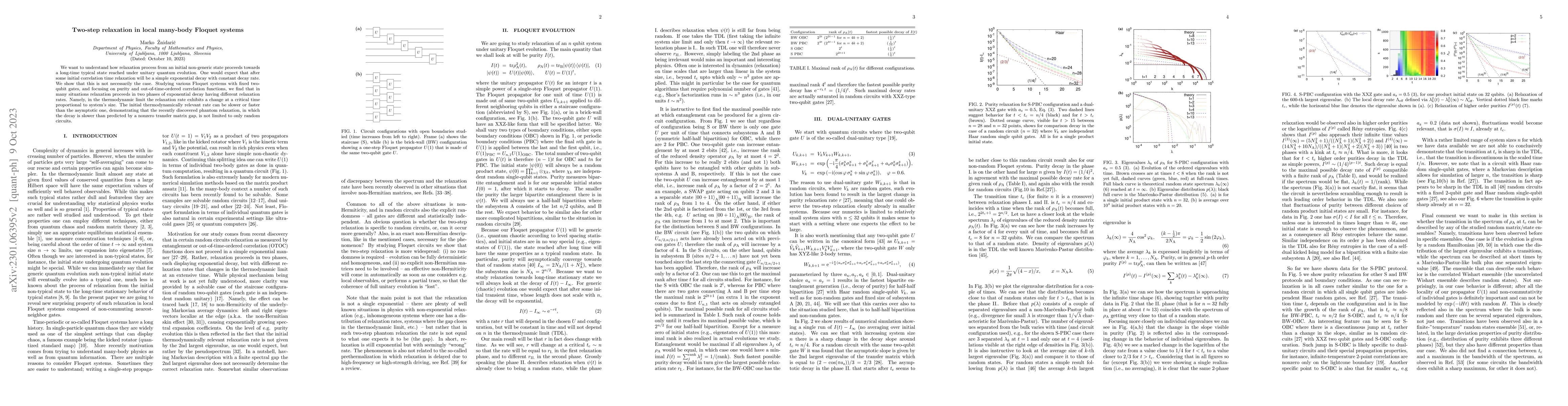 Thumbnail for Two-step relaxation in local many-body Floquet systems