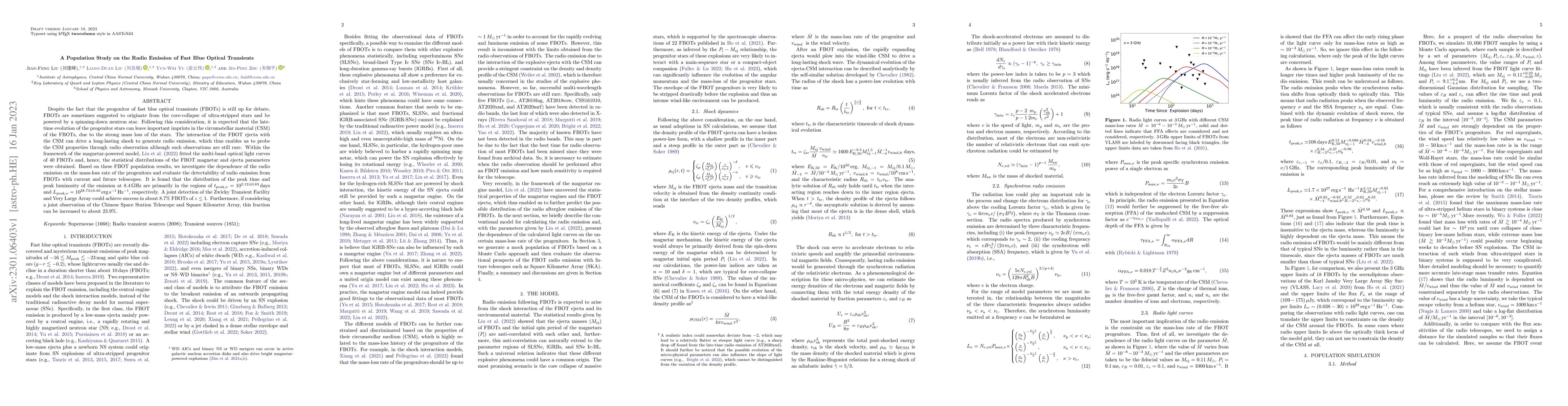 Thumbnail for A Population Study on the Radio Emission of Fast Blue Optical Transients