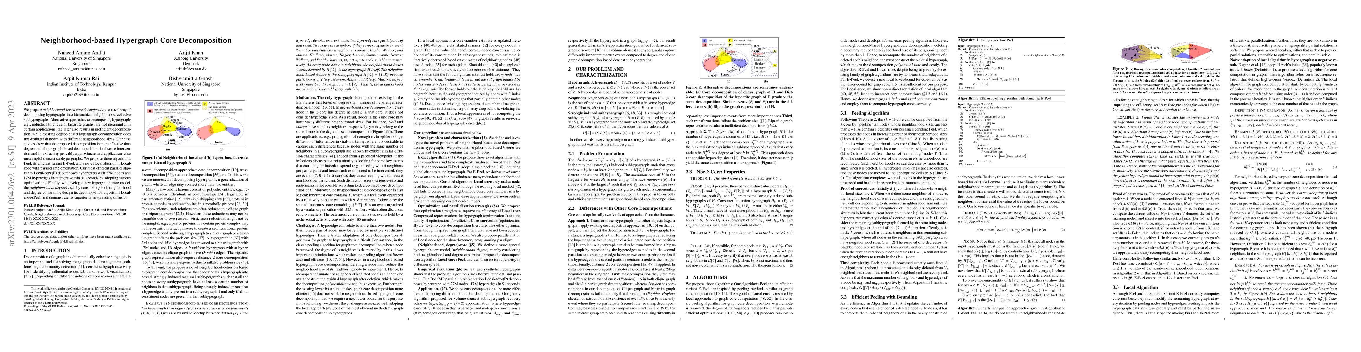 Thumbnail for Neighborhood-based Hypergraph Core Decomposition