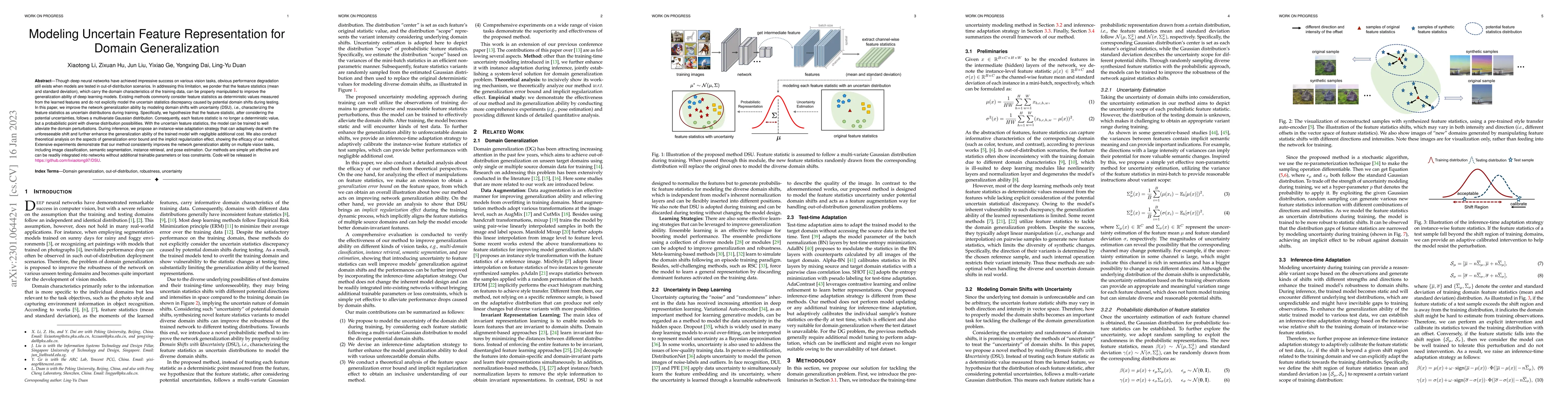 Thumbnail for Modeling Uncertain Feature Representation for Domain Generalization