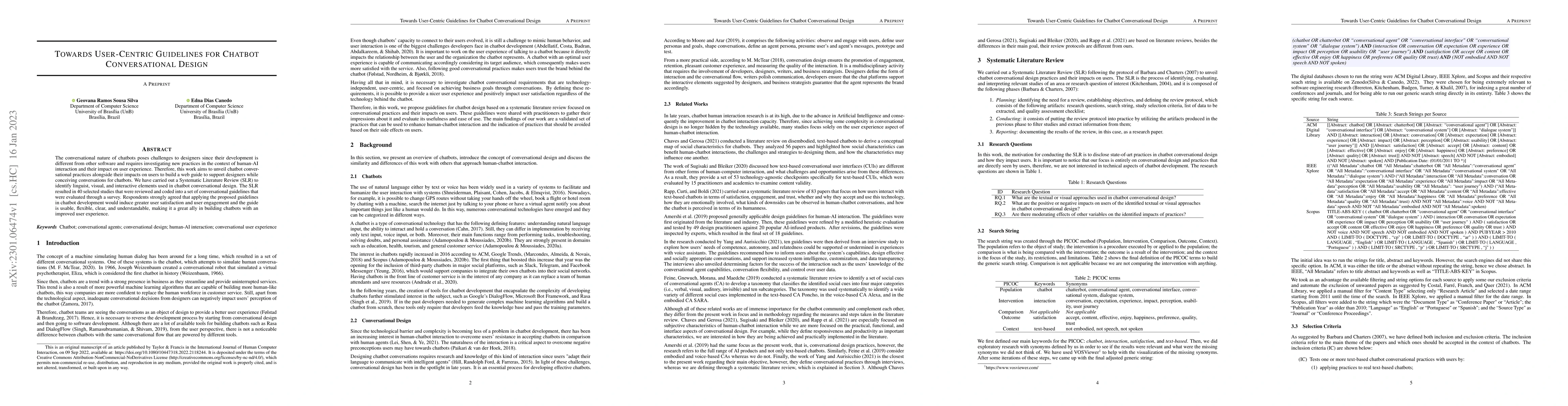 Thumbnail for Towards User-Centric Guidelines for Chatbot Conversational Design