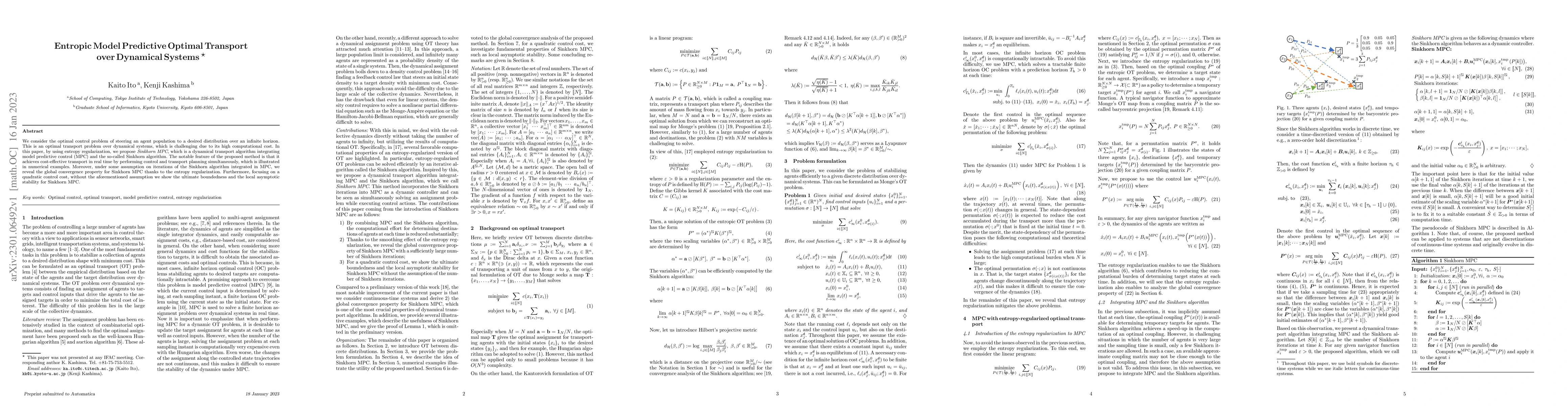 Thumbnail for Entropic Model Predictive Optimal Transport over Dynamical Systems