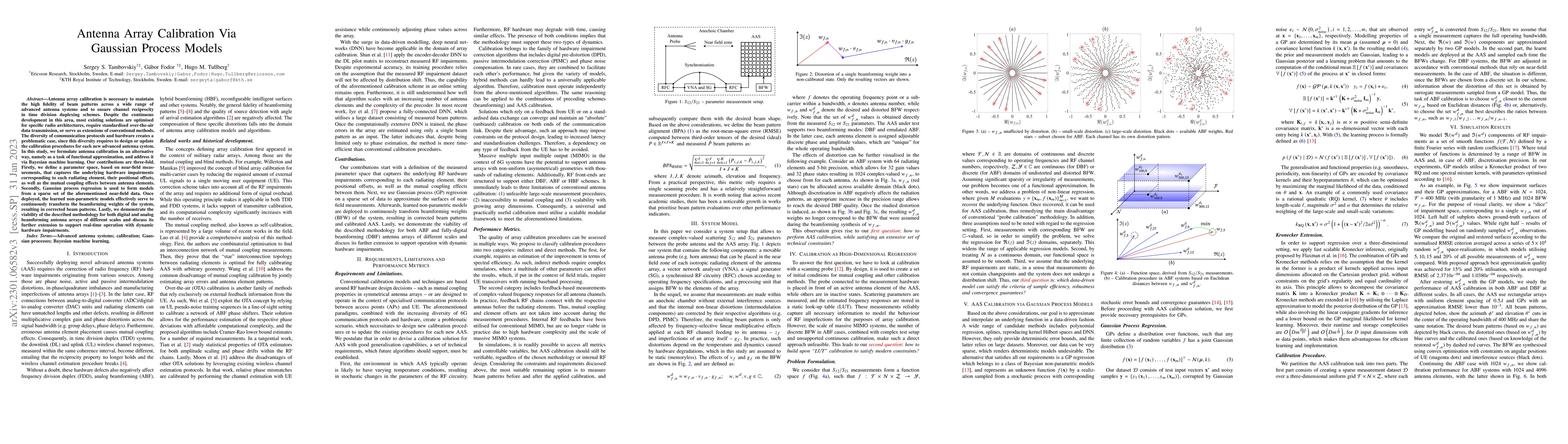 Thumbnail for Antenna Array Calibration Via Gaussian Process Models