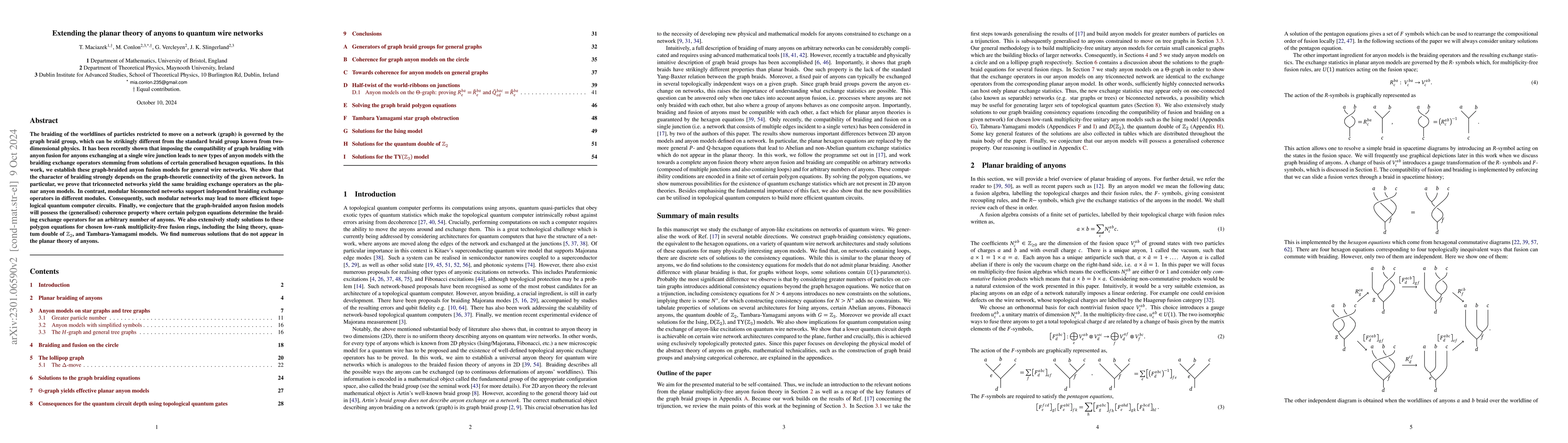 Thumbnail for Extending the planar theory of anyons to quantum wire networks