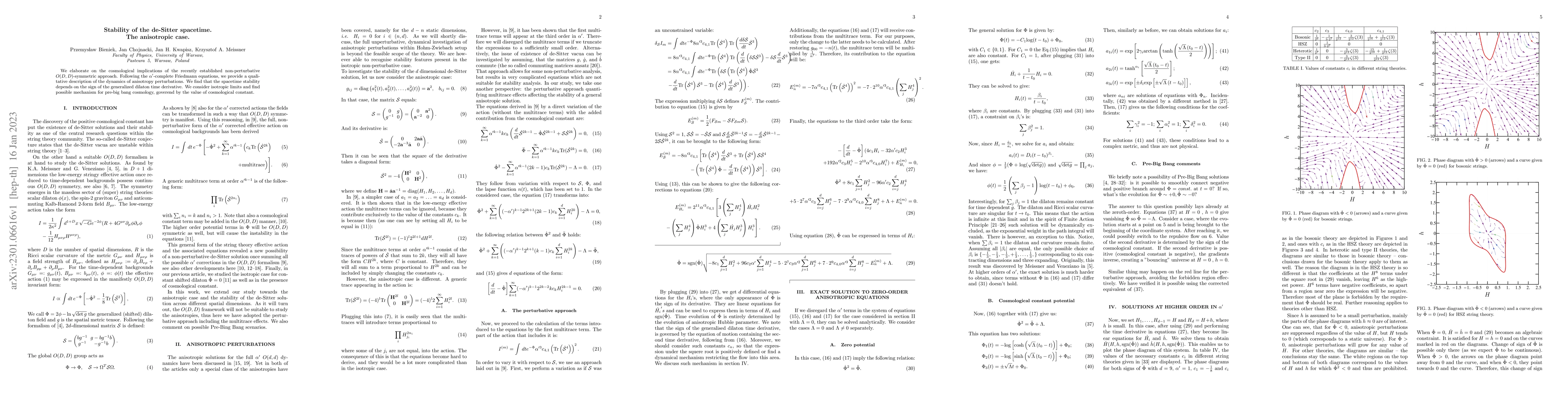 Thumbnail for Stability of the de-Sitter spacetime. The anisotropic case