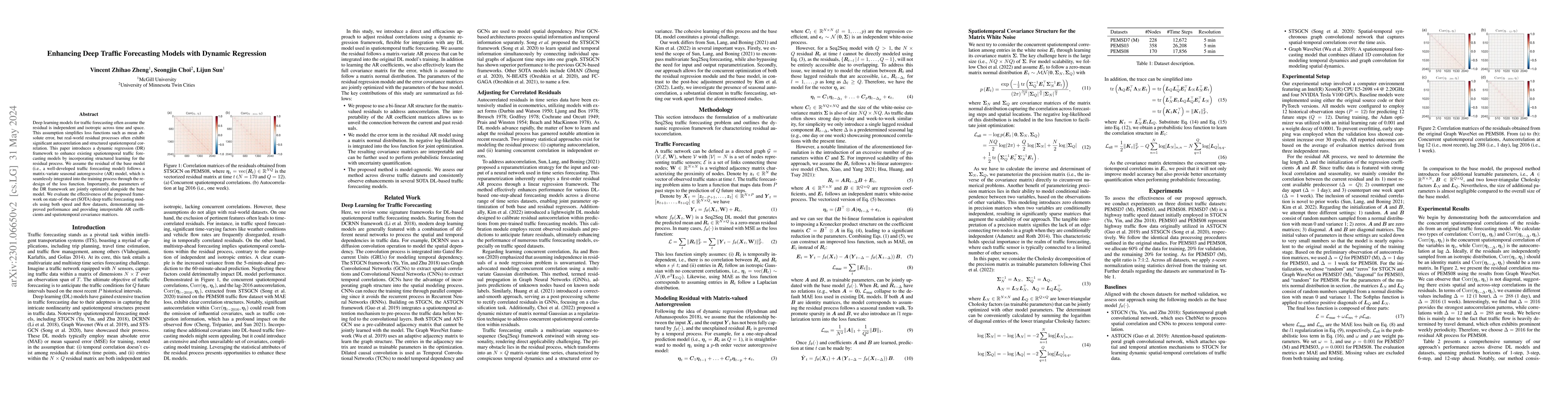 Thumbnail for Enhancing Deep Traffic Forecasting Models with Dynamic Regression
