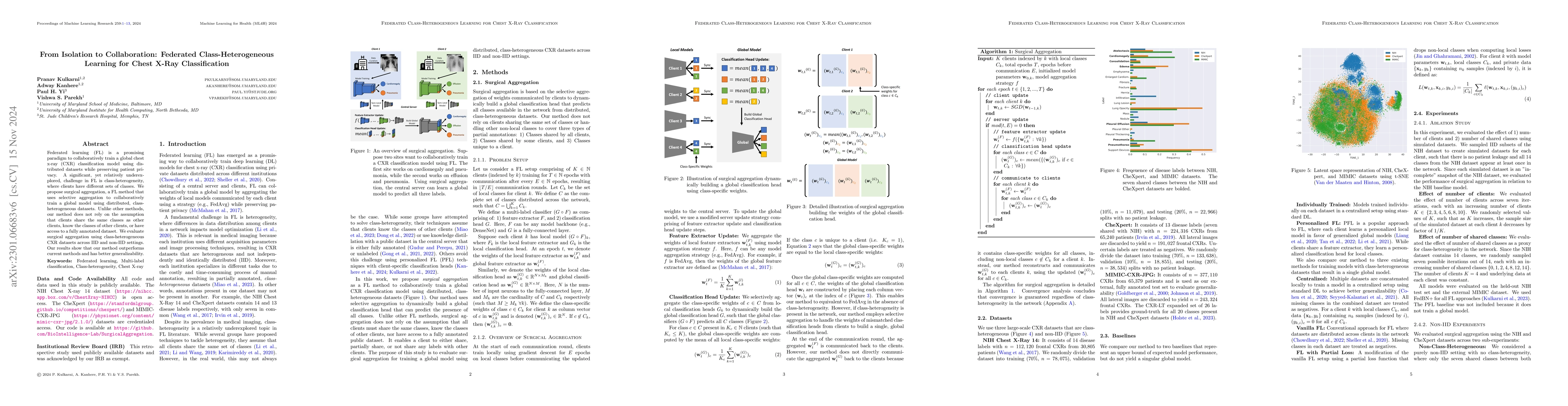 Thumbnail for Surgical Aggregation: Federated Class-Heterogeneous Learning