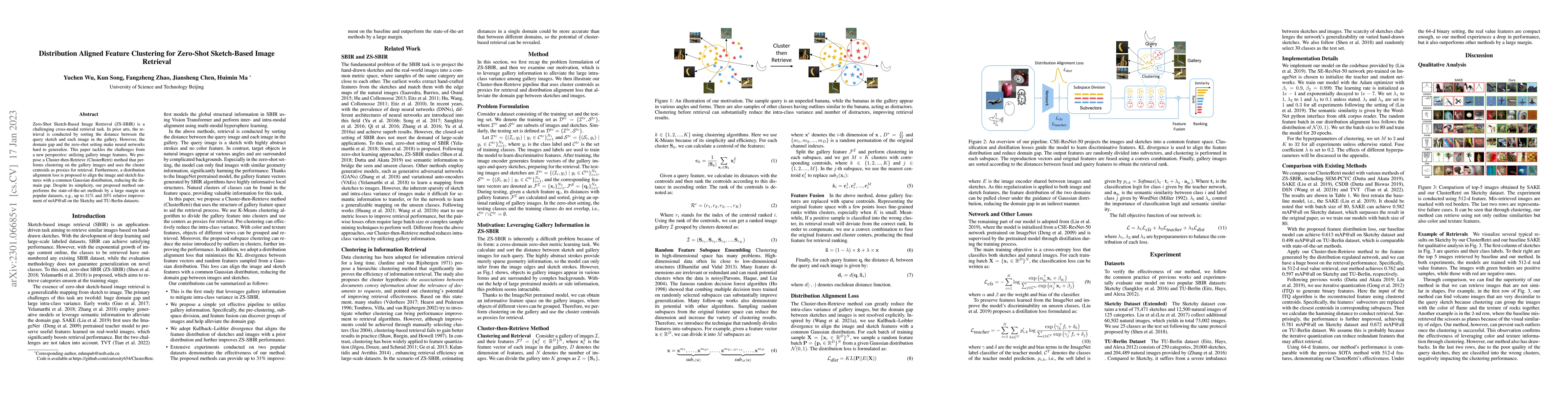 Thumbnail for Distribution Aligned Feature Clustering for Zero-Shot Sketch-Based Image
  Retrieval
