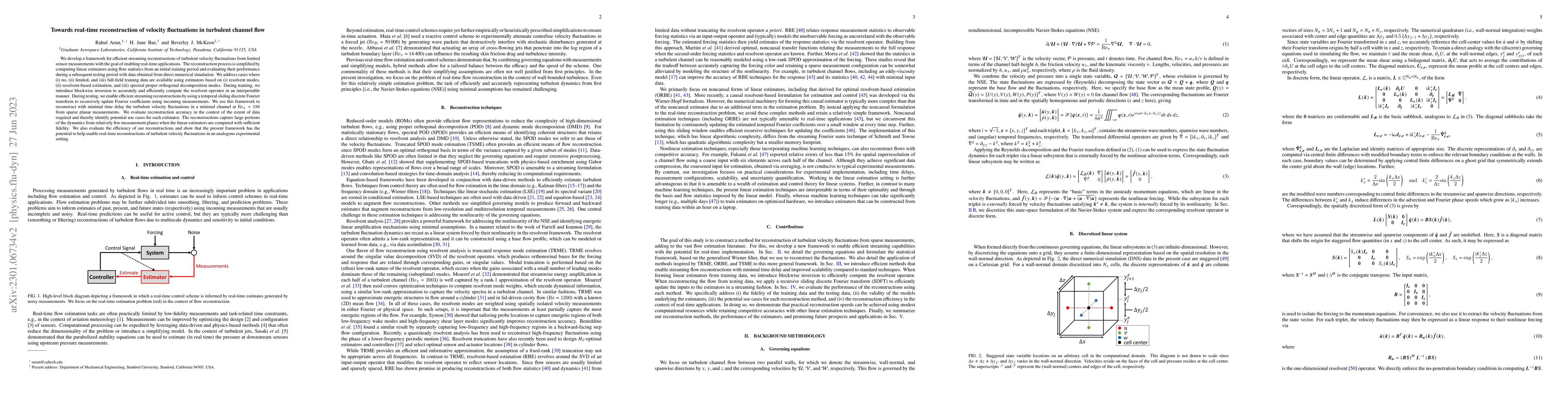 Thumbnail for Towards real-time reconstruction of velocity fluctuations in turbulent
  channel flow