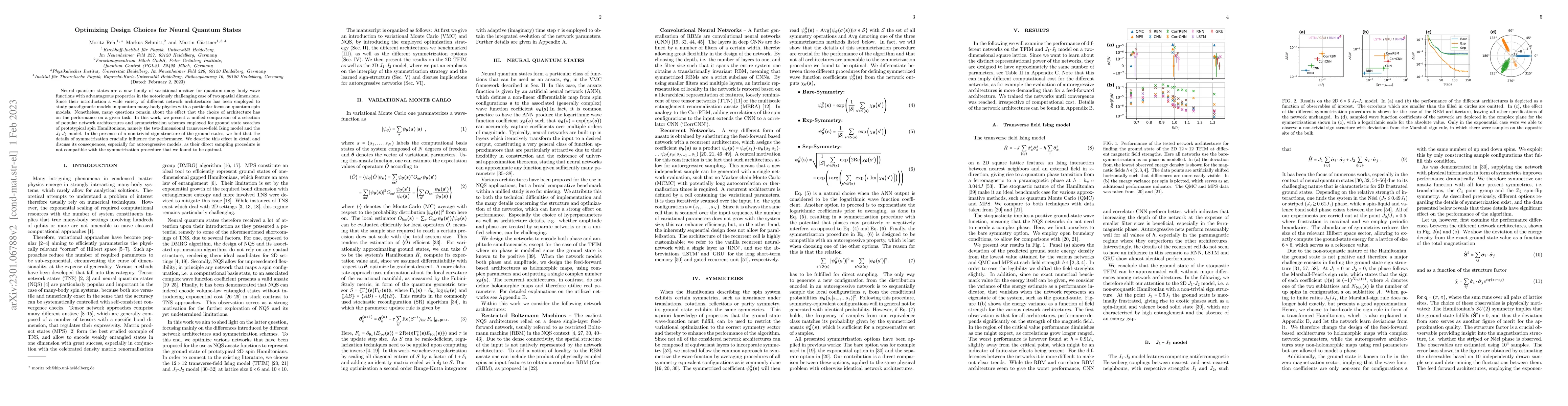 Thumbnail for Optimizing Design Choices for Neural Quantum States