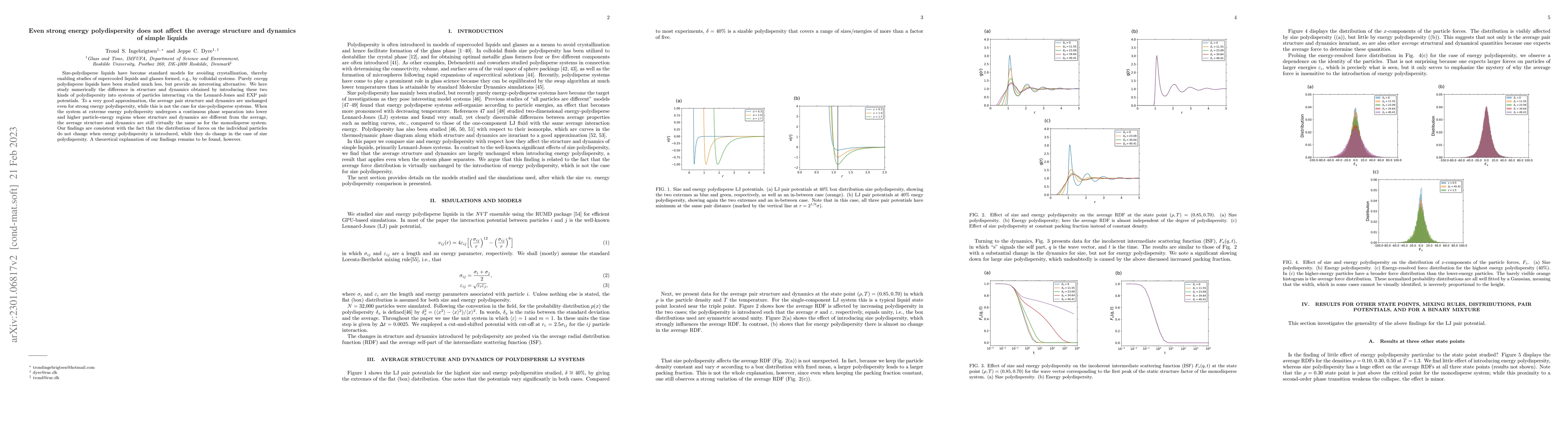 Thumbnail for Even strong energy polydispersity does not affect the average structure
  and dynamics of simple liquids