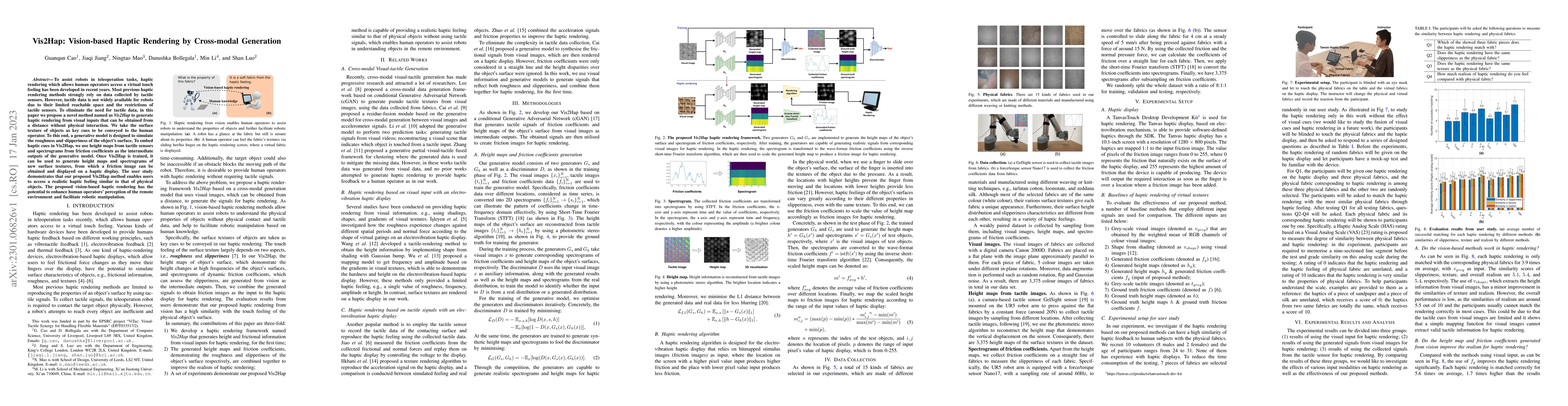 Thumbnail for Vis2Hap: Vision-based Haptic Rendering by Cross-modal Generation