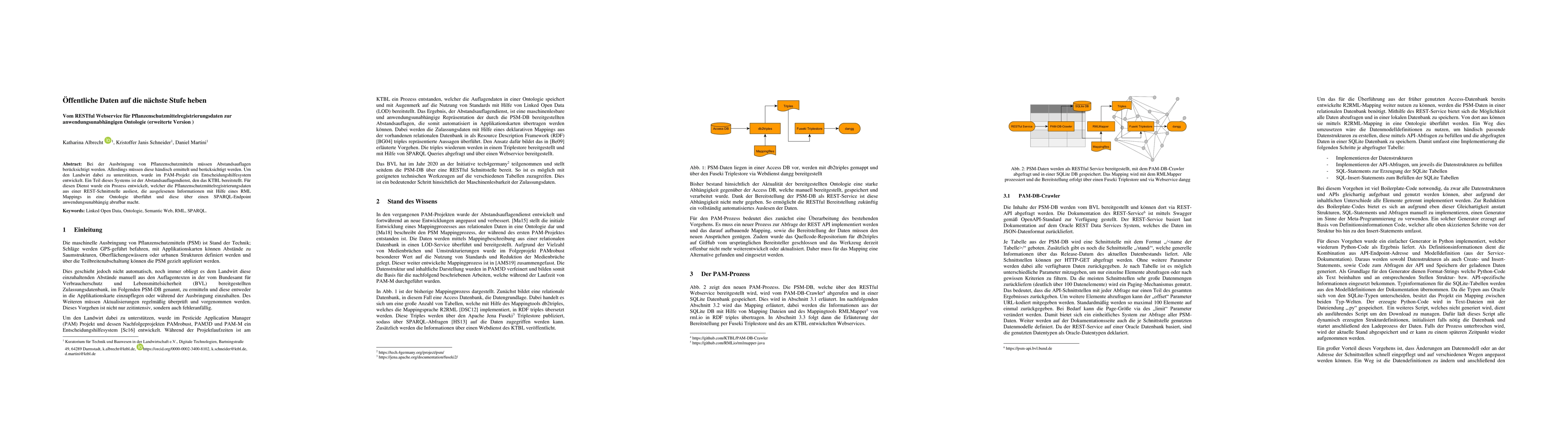 Thumbnail for \"Offentliche Daten auf die n\"achste Stufe heben -- Vom RESTful
  Webservice f\"ur Pflanzenschutzmittelregistrierungsdaten zur
  anwendungsunabh\"angigen Ontologie (erweiterte Version)