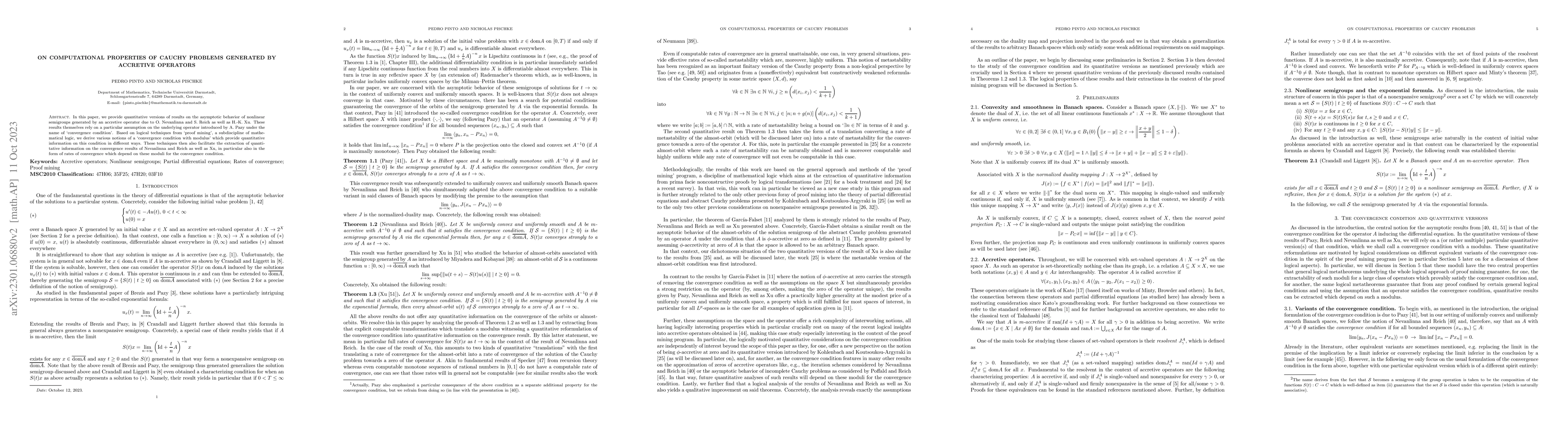 Thumbnail for On computational properties of Cauchy problems generated by accretive
  operators