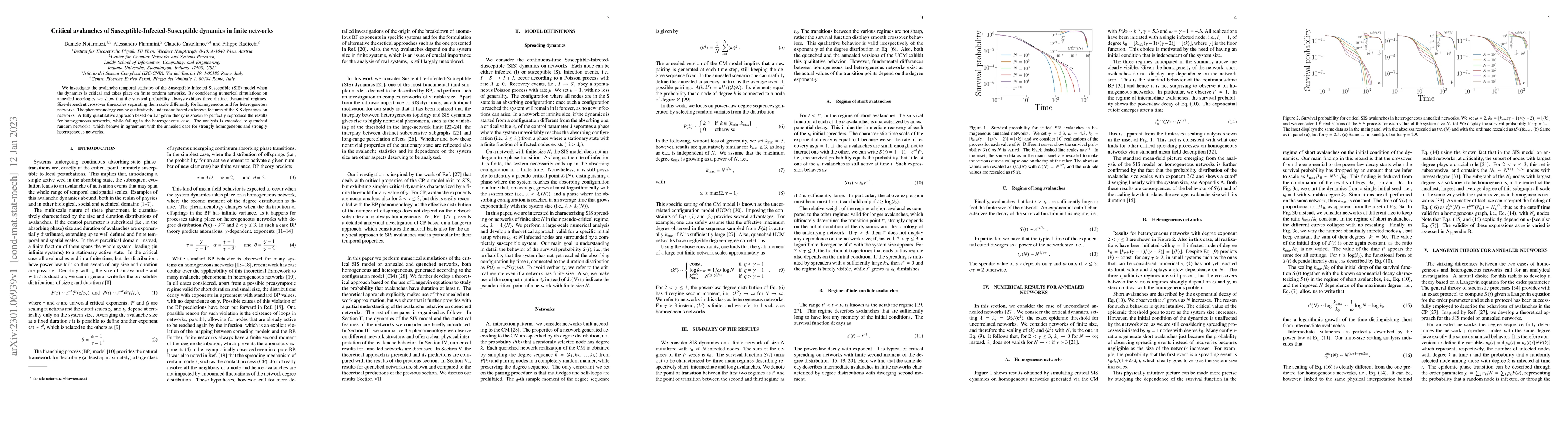 Thumbnail for Critical avalanches of Susceptible-Infected-Susceptible dynamics in
  finite networks