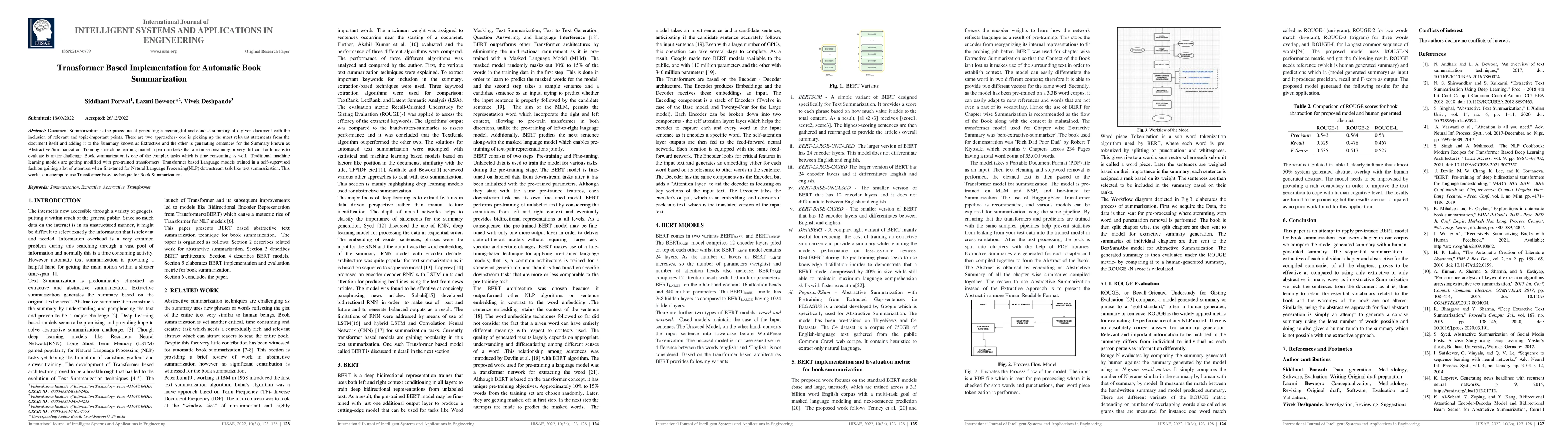 Thumbnail for Transformer Based Implementation for Automatic Book Summarization