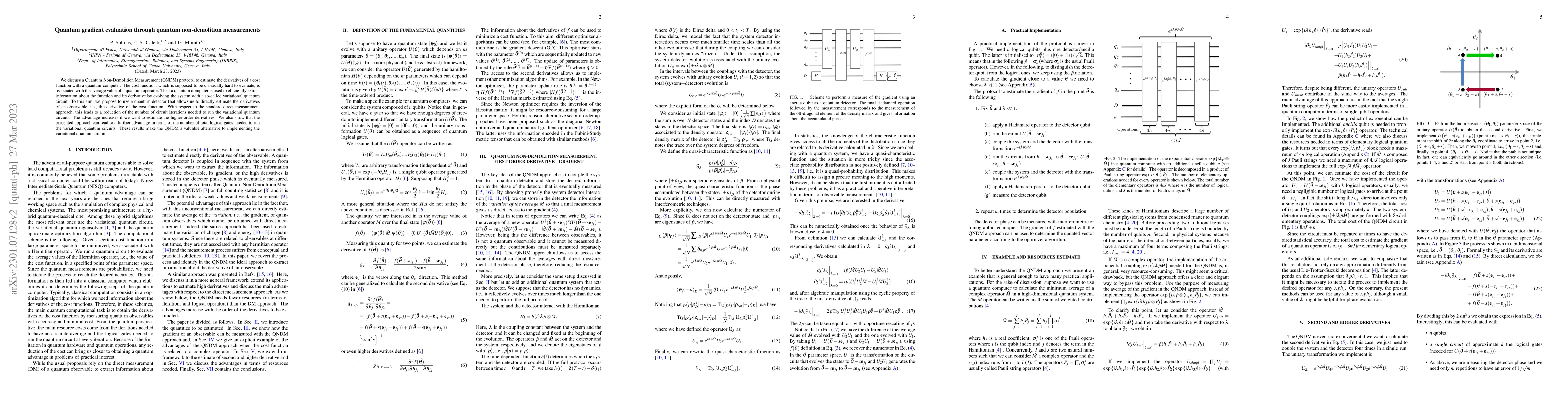 Thumbnail for Quantum gradient evaluation through quantum non-demolition measurements