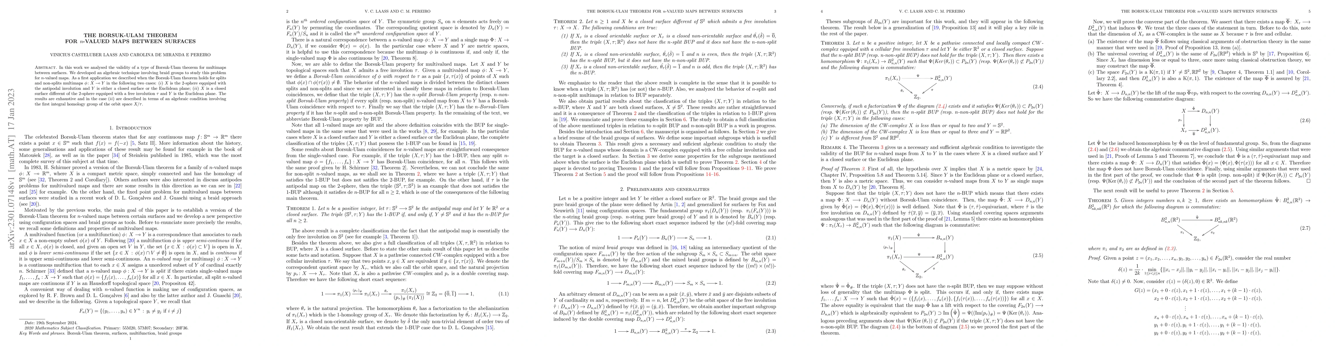 Thumbnail for The Borsuk-Ulam theorem for n-valued maps between surfaces
