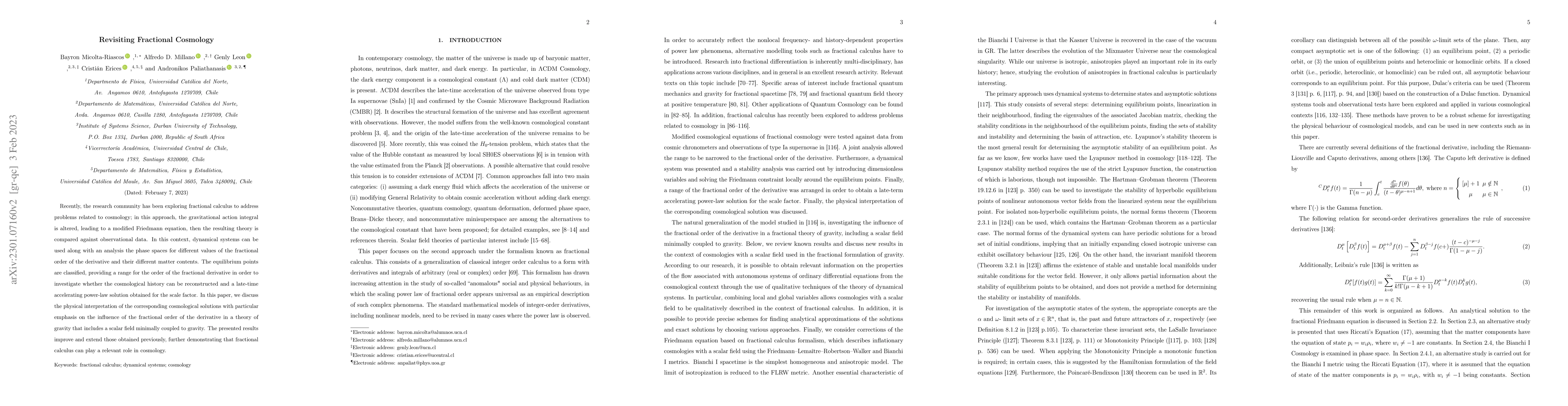 Thumbnail for Revisiting Fractional Cosmology