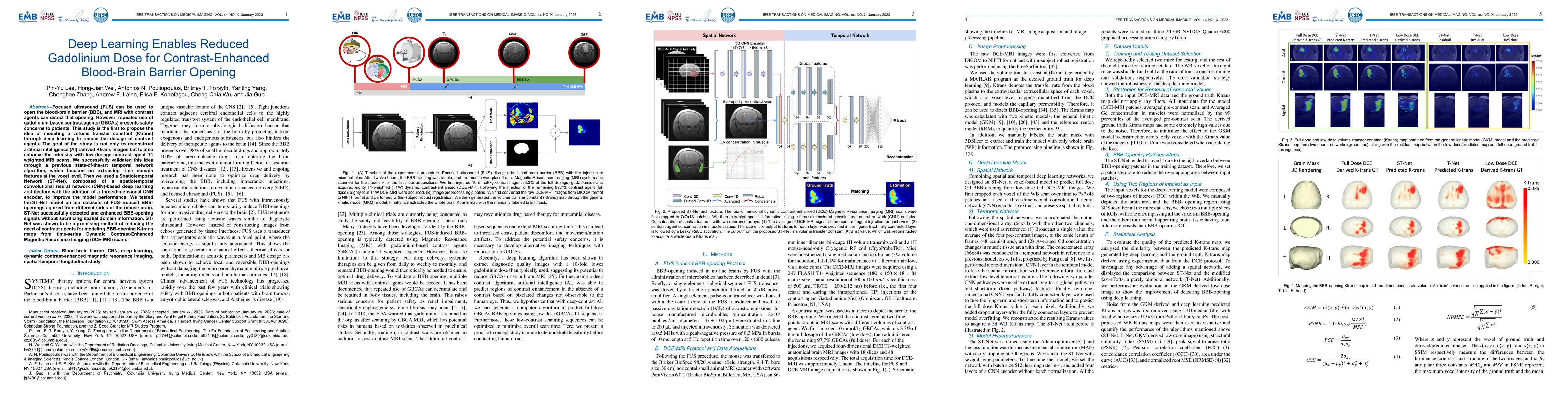 Thumbnail for Deep Learning Enables Reduced Gadolinium Dose for Contrast-Enhanced
  Blood-Brain Barrier Opening