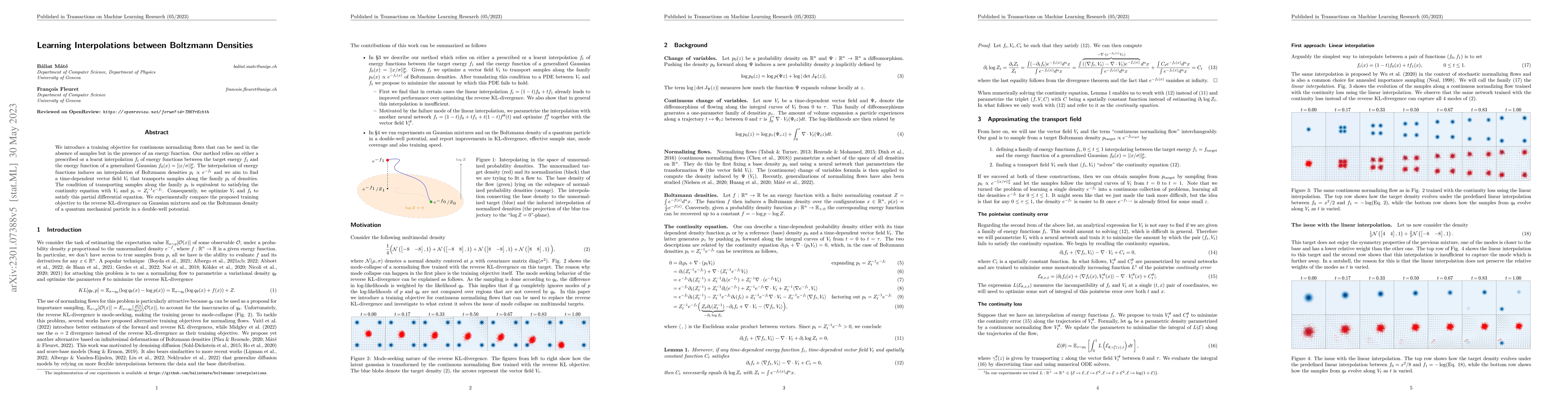 Thumbnail for Learning Interpolations between Boltzmann Densities
