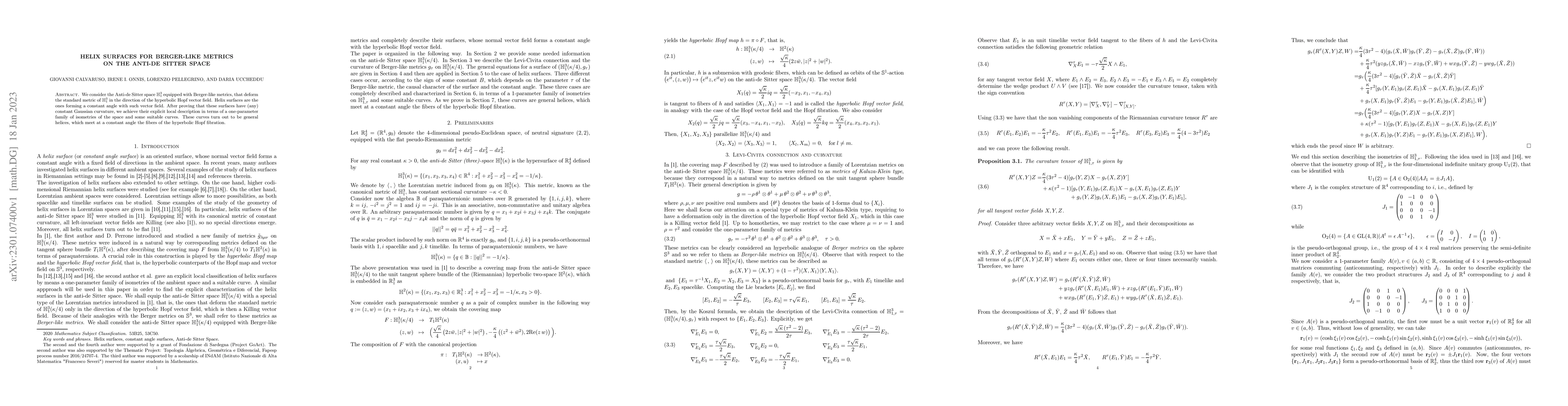 Thumbnail for Helix surfaces for Berger-like metrics on the anti-de Sitter space