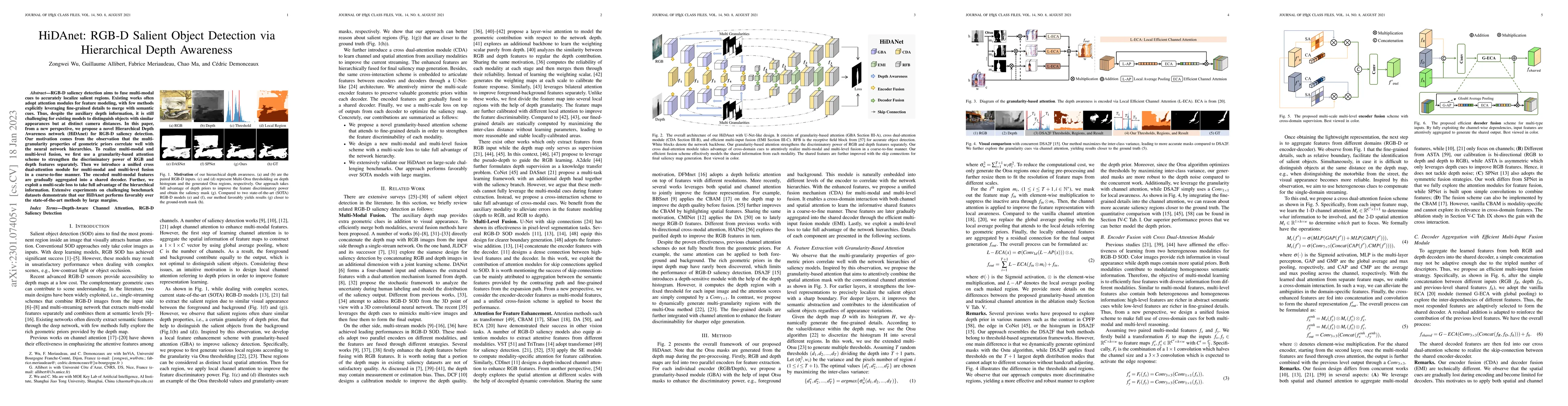 Thumbnail for HiDAnet: RGB-D Salient Object Detection via Hierarchical Depth Awareness