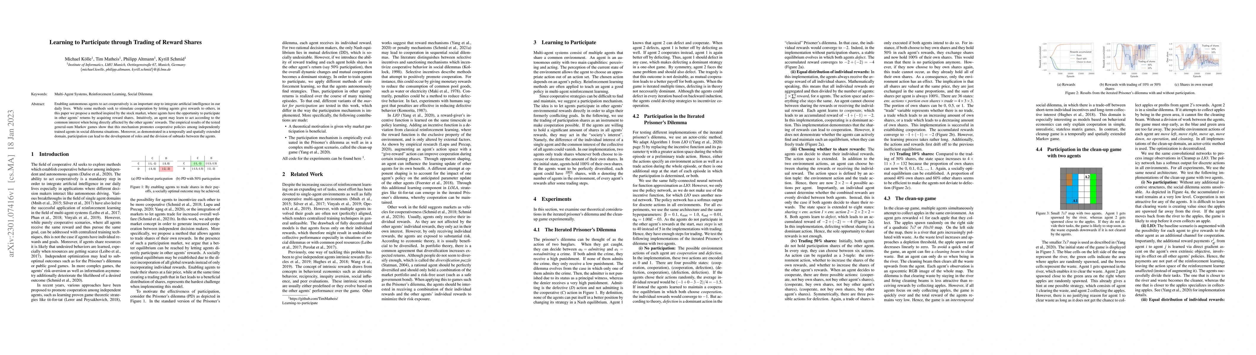 Thumbnail for Learning to Participate through Trading of Reward Shares