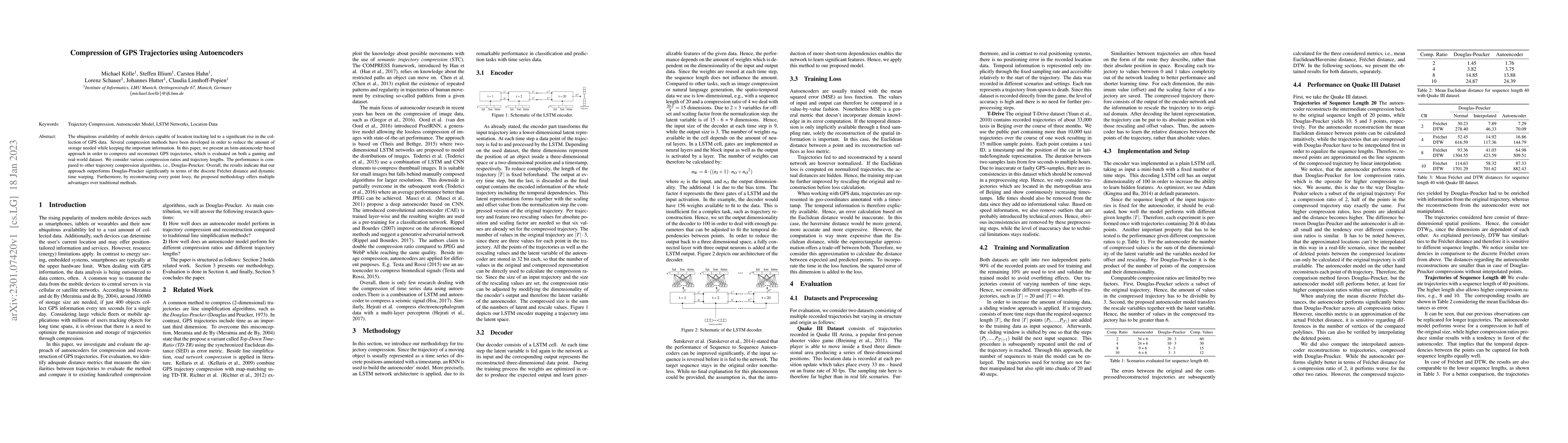 Thumbnail for Compression of GPS Trajectories using Autoencoders