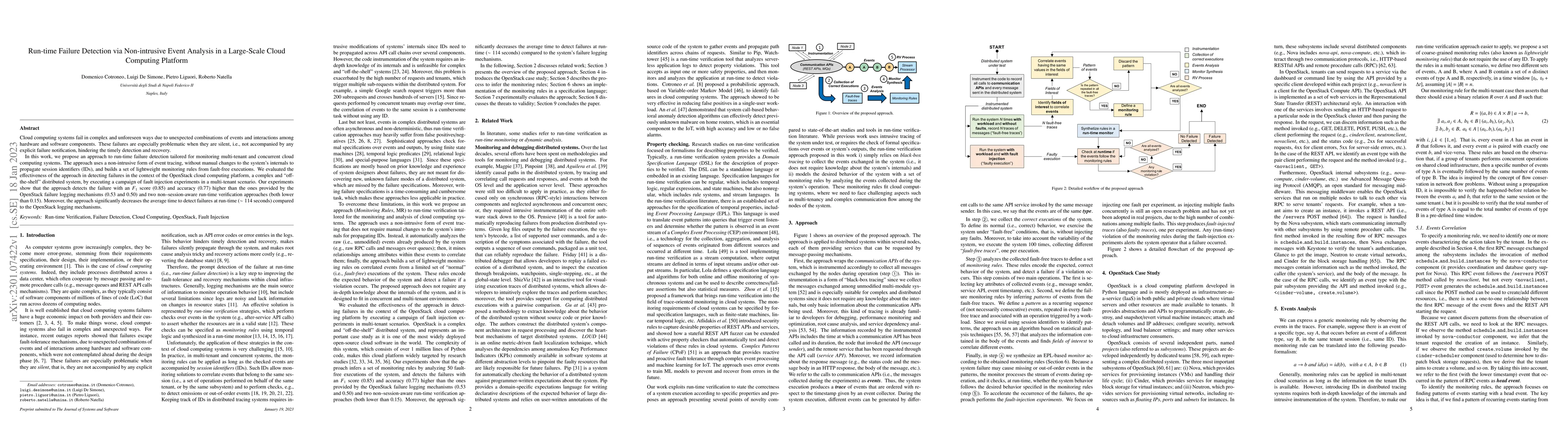 Thumbnail for Run-time Failure Detection via Non-intrusive Event Analysis in a
  Large-Scale Cloud Computing Platform