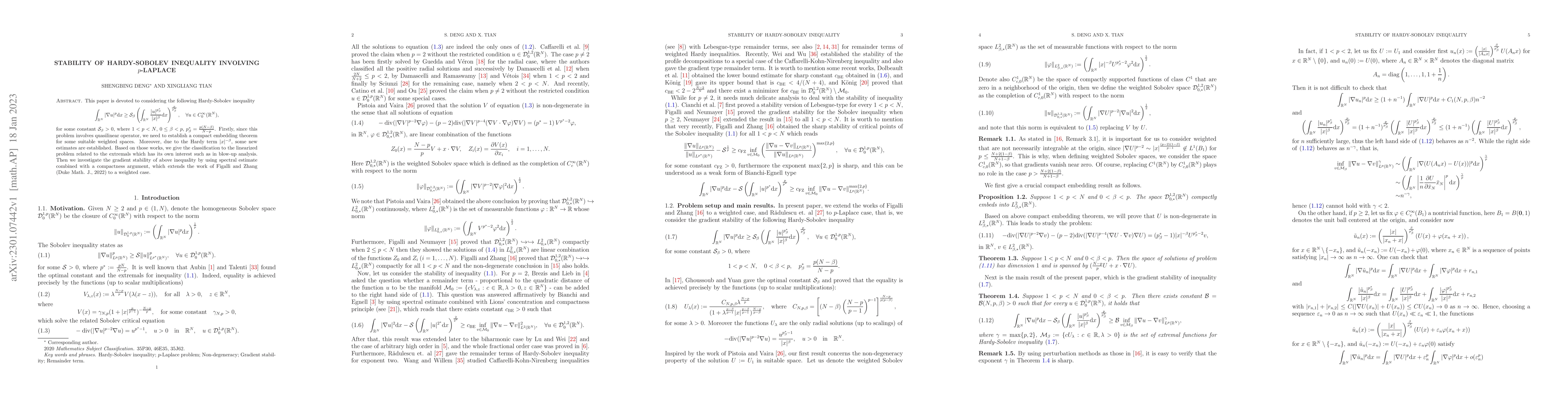 Thumbnail for Stability of Hardy-Sobolev inequality involving p-Laplace