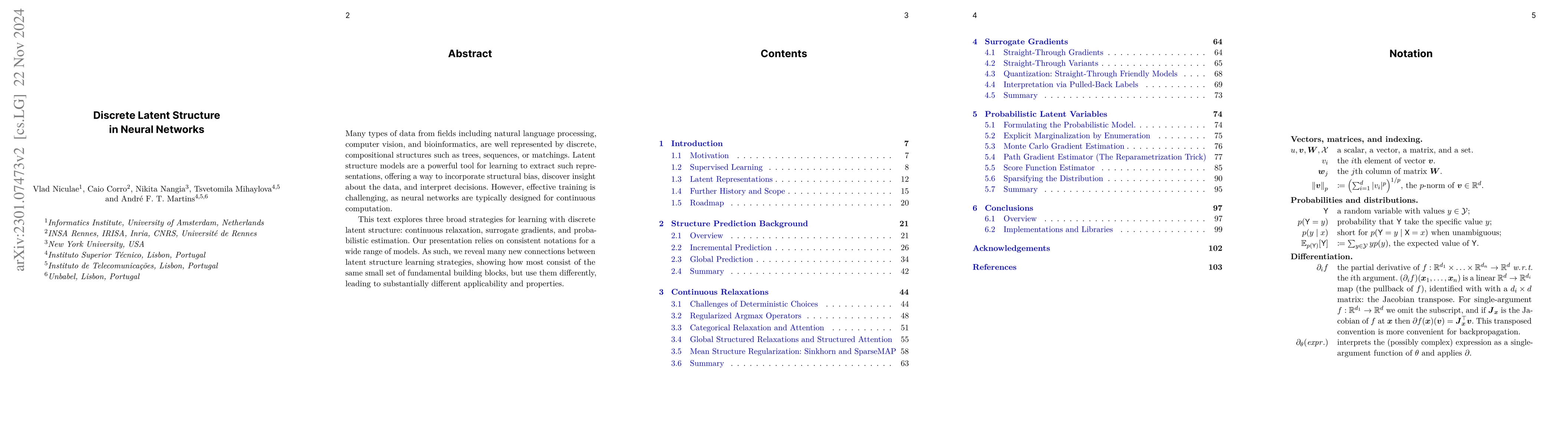 Thumbnail for Discrete Latent Structure in Neural Networks