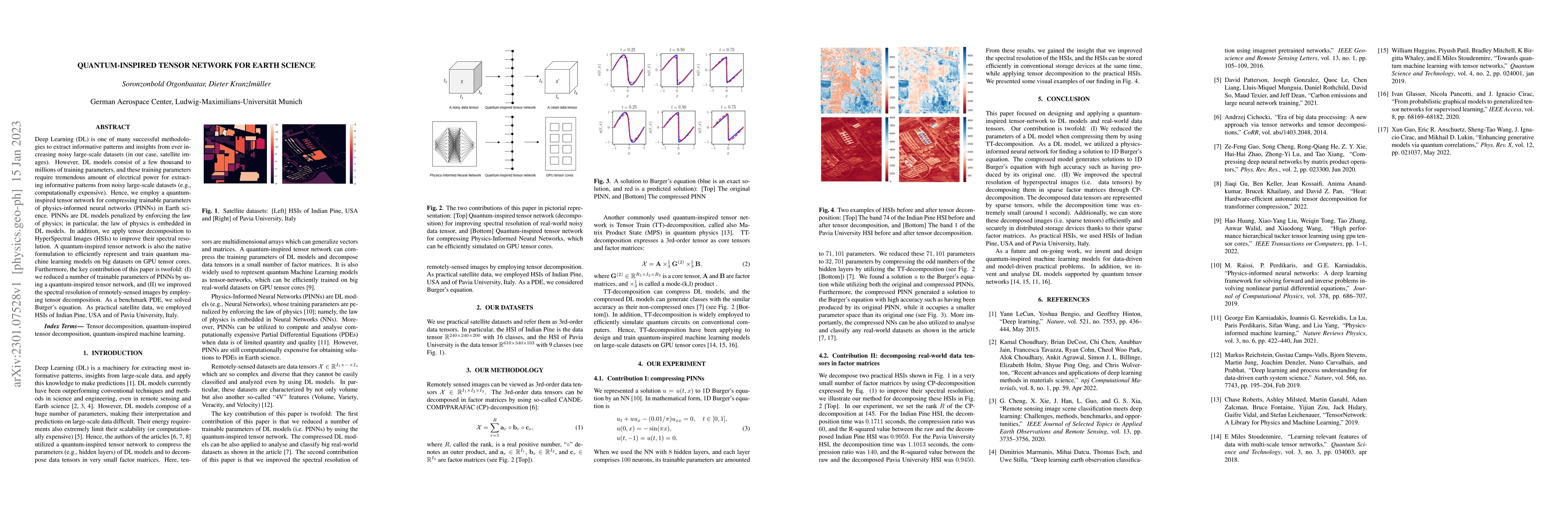 Thumbnail for Quantum-inspired tensor network for Earth science