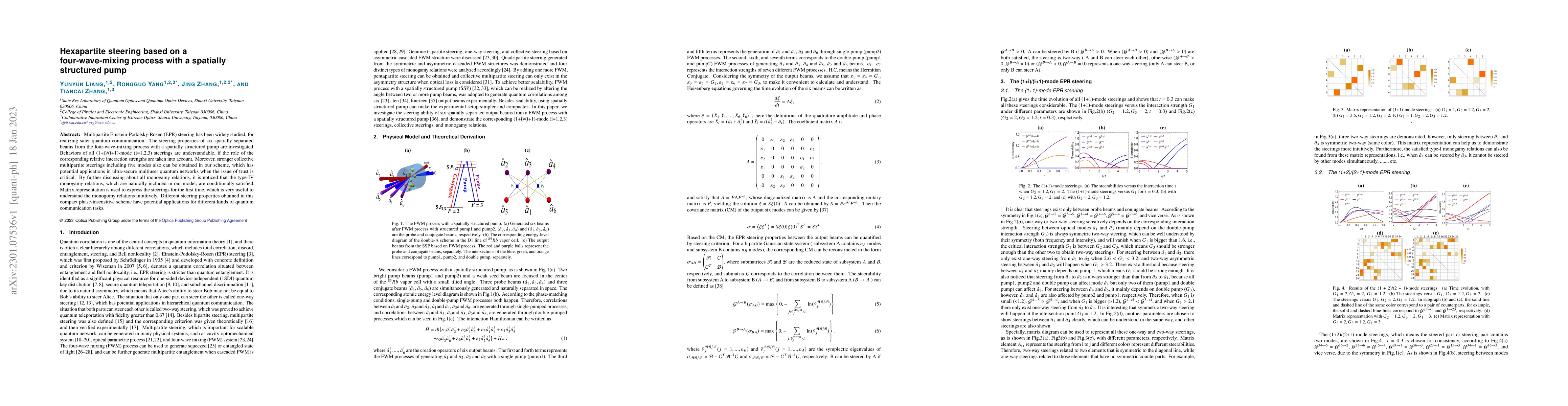Thumbnail for Hexapartite steering based on a four-wave-mixing process with a
  spatially structured pump