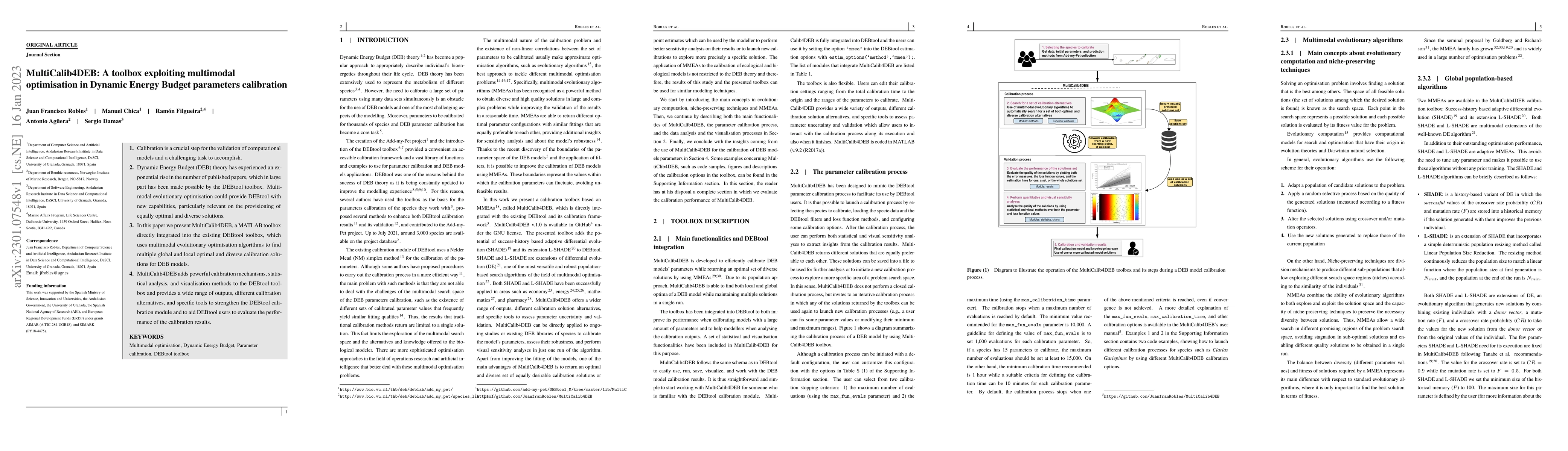 Thumbnail for MultiCalib4DEB: A toolbox exploiting multimodal optimisation in Dynamic
  Energy Budget parameters calibration