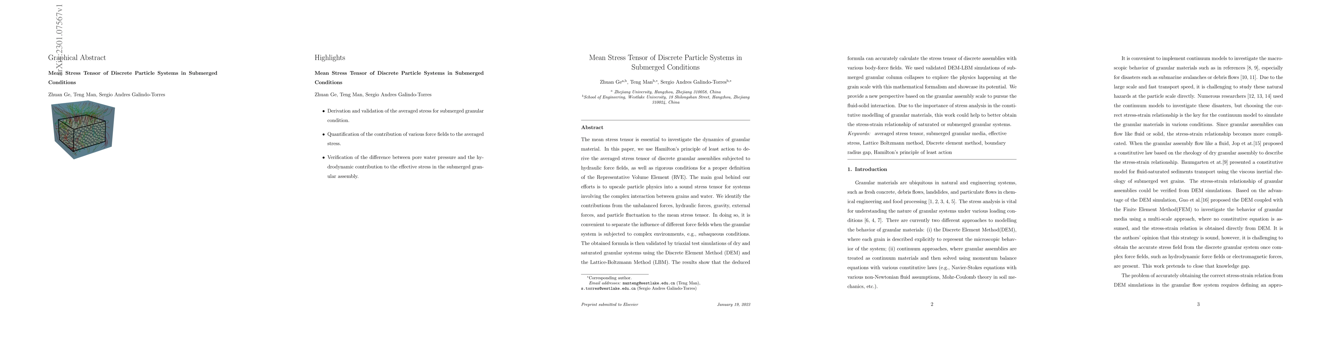 Thumbnail for Mean Stress Tensor of Discrete Particle Systems in Submerged Conditions