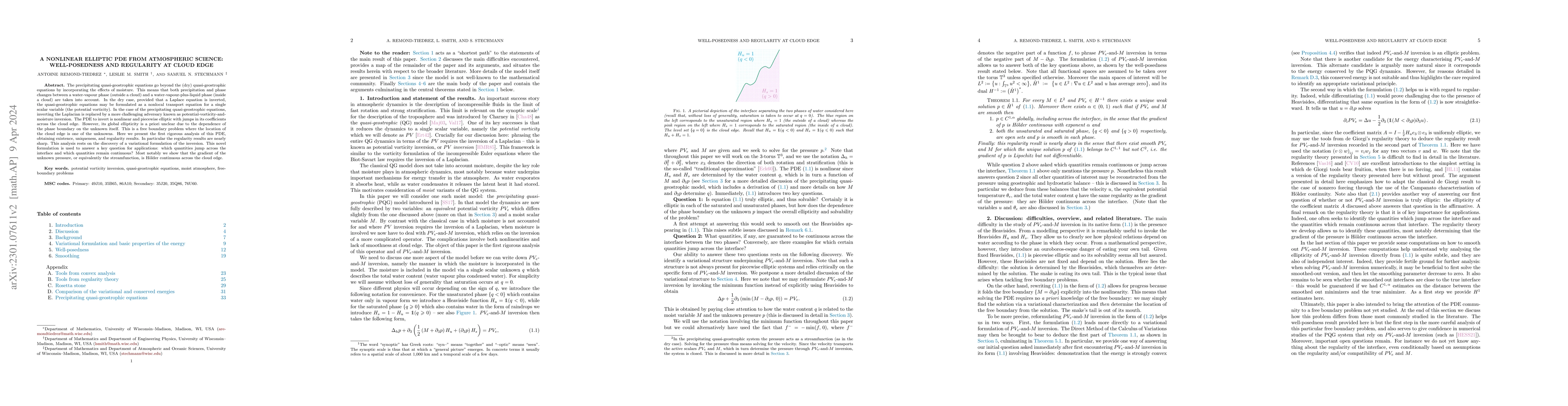 Thumbnail for A nonlinear elliptic PDE from atmospheric science: well-posedness and
  regularity at cloud edge
