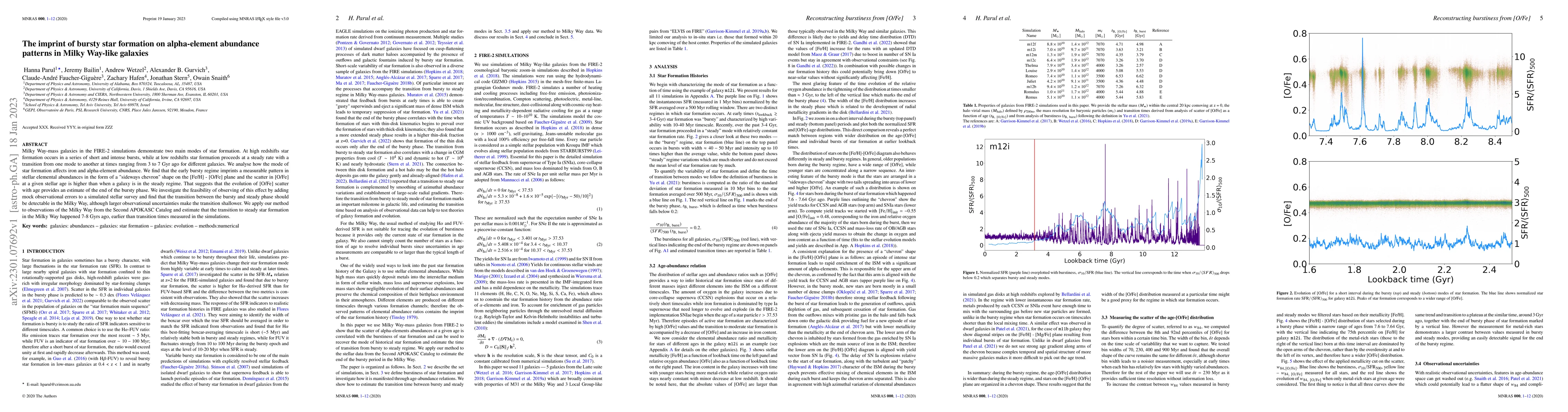 Thumbnail for The imprint of bursty star formation on alpha-element abundance patterns
  in Milky Way-like galaxies