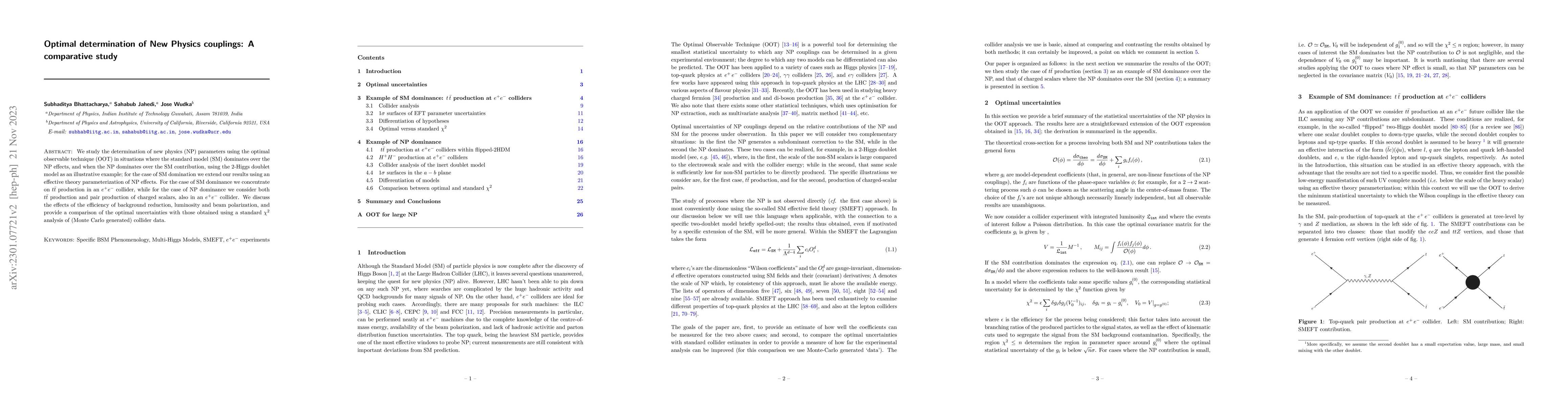 Thumbnail for Optimal determination of New Physics couplings: A comparative study