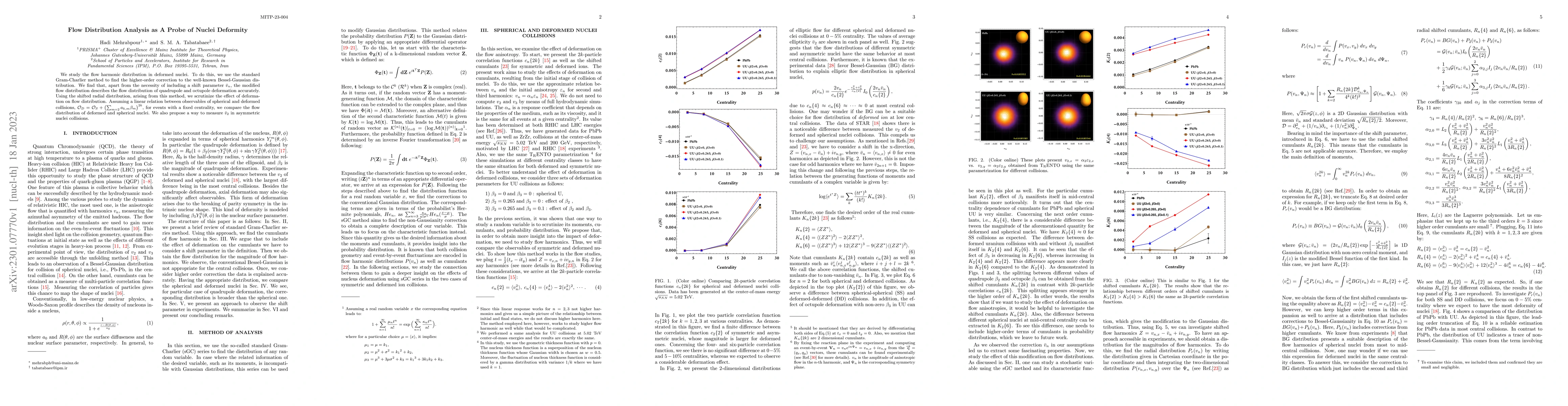 Thumbnail for Flow Distribution Analysis as A Probe of Nuclei Deformity