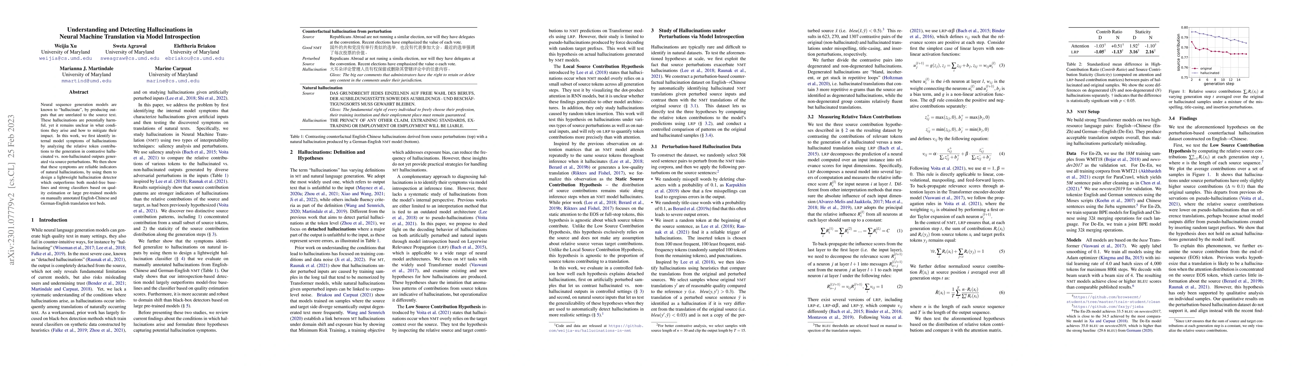 Thumbnail for Understanding and Detecting Hallucinations in Neural Machine Translation
  via Model Introspection