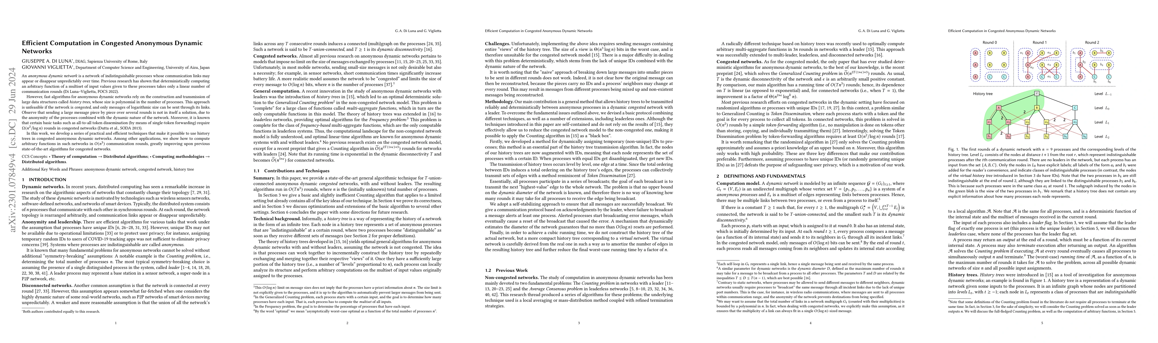 Thumbnail for Efficient Computation in Congested Anonymous Dynamic Networks