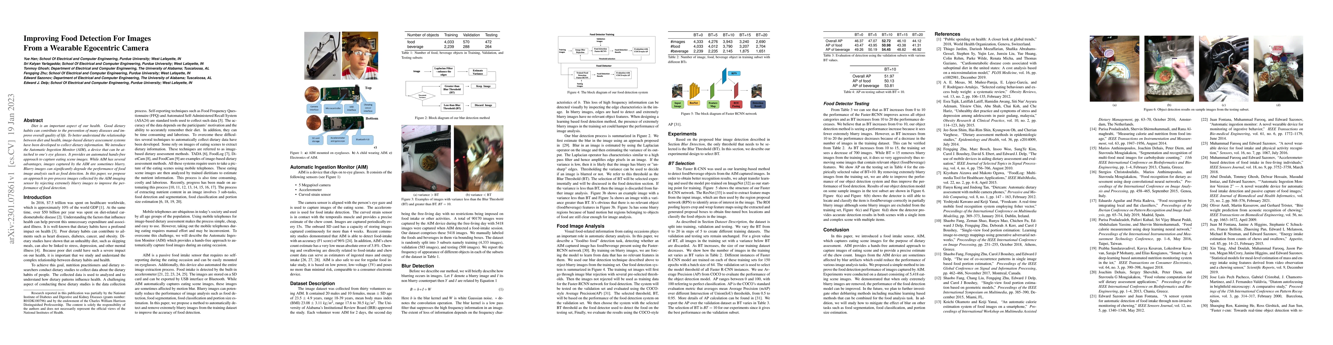 Thumbnail for Improving Food Detection For Images From a Wearable Egocentric Camera