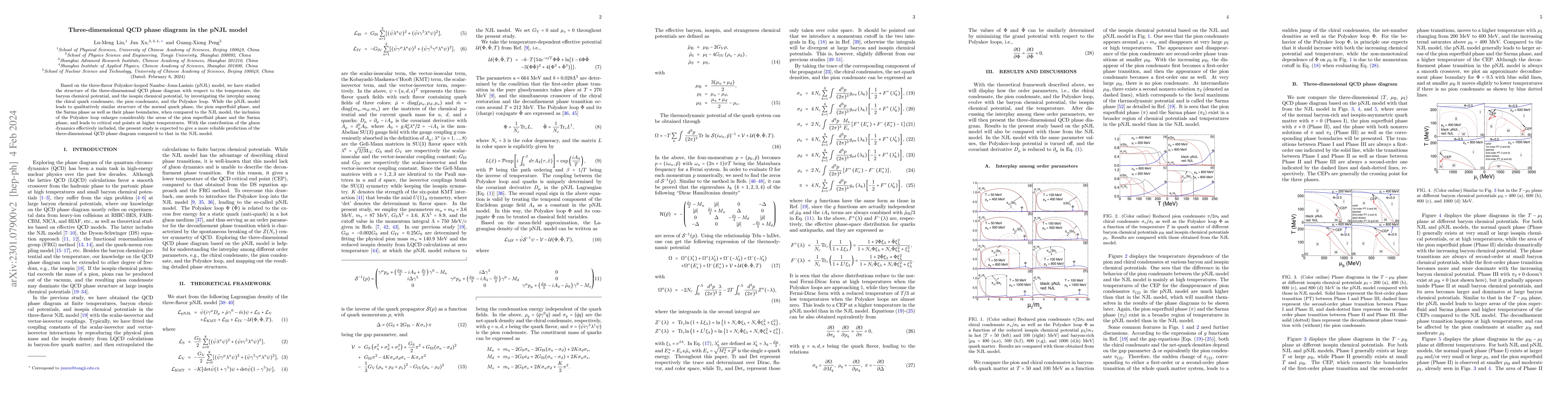 Thumbnail for Three-dimensional QCD phase diagram in the pNJL model
